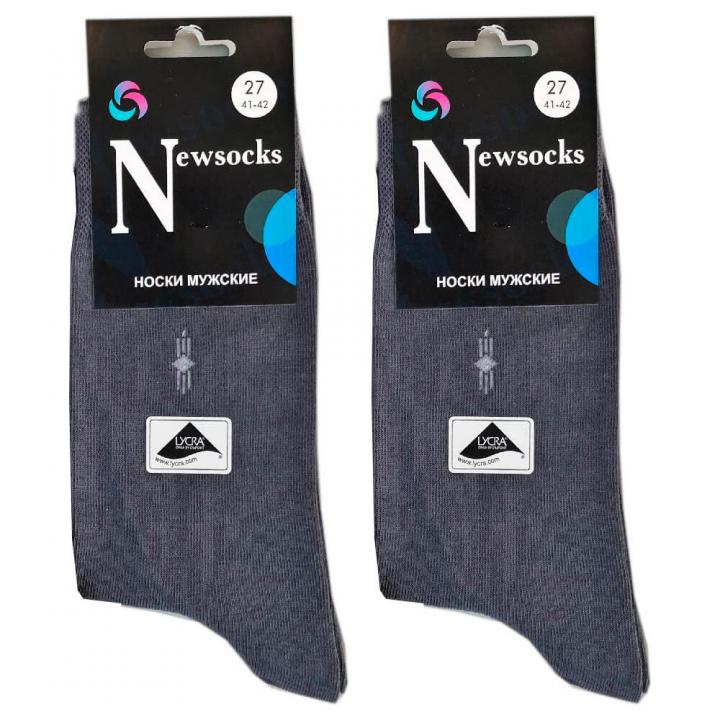 Мужские носки Newsocks Lycra серые