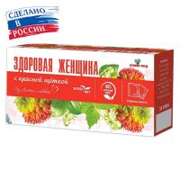 Здоровая женщина с красной щеткой