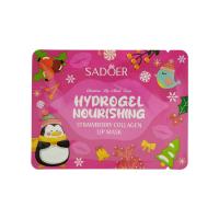 Гидрогелевая маска для губ SADOER с клубникой и коллагеном