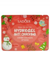 Гидрогелевая маска для губ SADOER с вишней и коллагеном