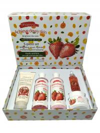 Подарочный набор косметики Phaenna 5в1 Клубника