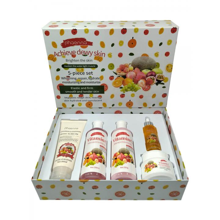 Подарочный набор косметики Phaenna 5в1 с витамином C