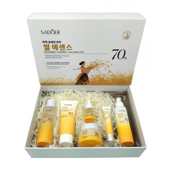 Подарочный набор косметики 6в1 Экстракт риса