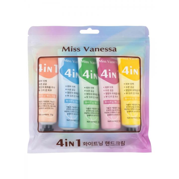 Набор кремов для рук Miss Vanessa 5в1 Четыре эффекта