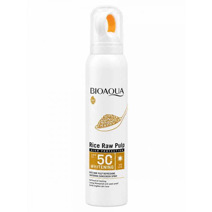 Солнцезащитный спрей BIOAQUA с экстрактом риса SPF 50 PA+++