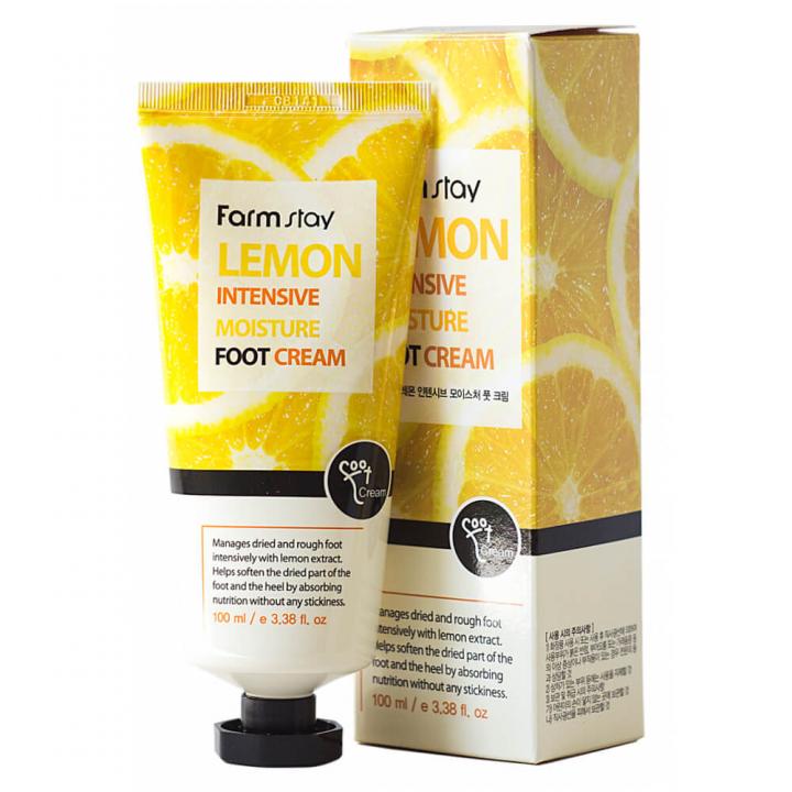 Крем для ног с экстрактом лимона от FarmStay