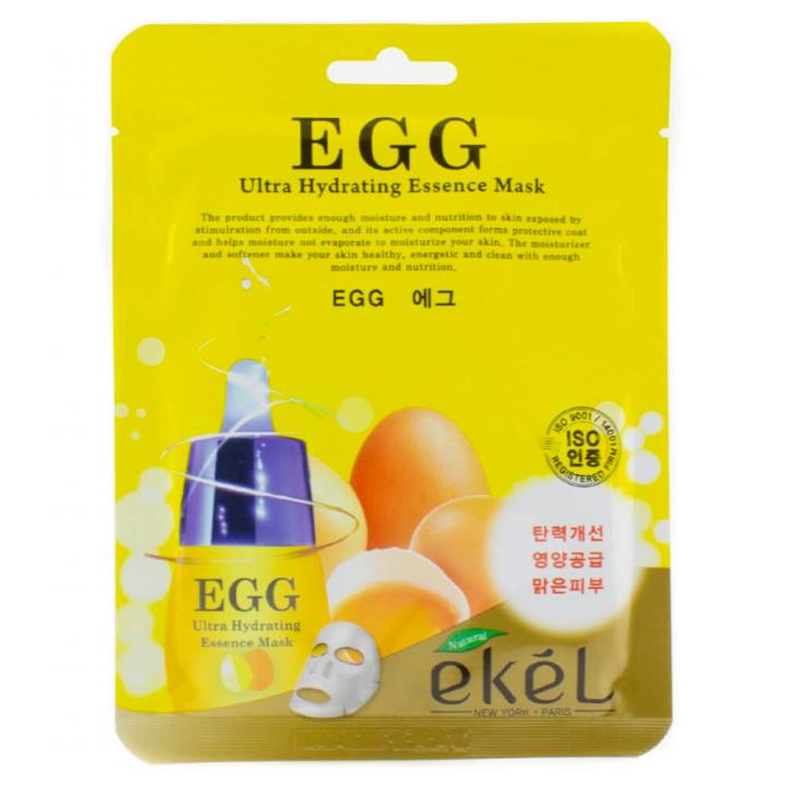 Тканевая маска с экстрактом яичного желтка от Ekel
