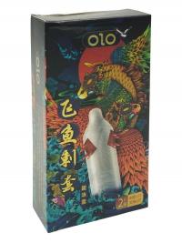 Презерватив с усиками и шариком OLO Коготь дракона