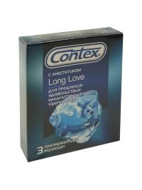 Презервативы Contex Long Love с анестетиком для продления удовольствия