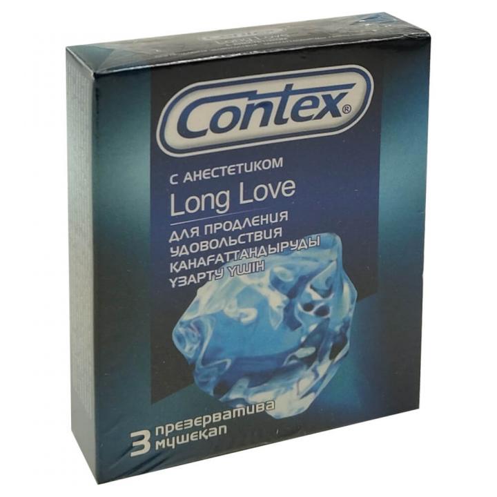 Презервативы Contex Long Love с анестетиком для продления удовольствия