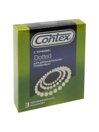 Презервативы Contex Dotted с точками для дополнительной стимуляции