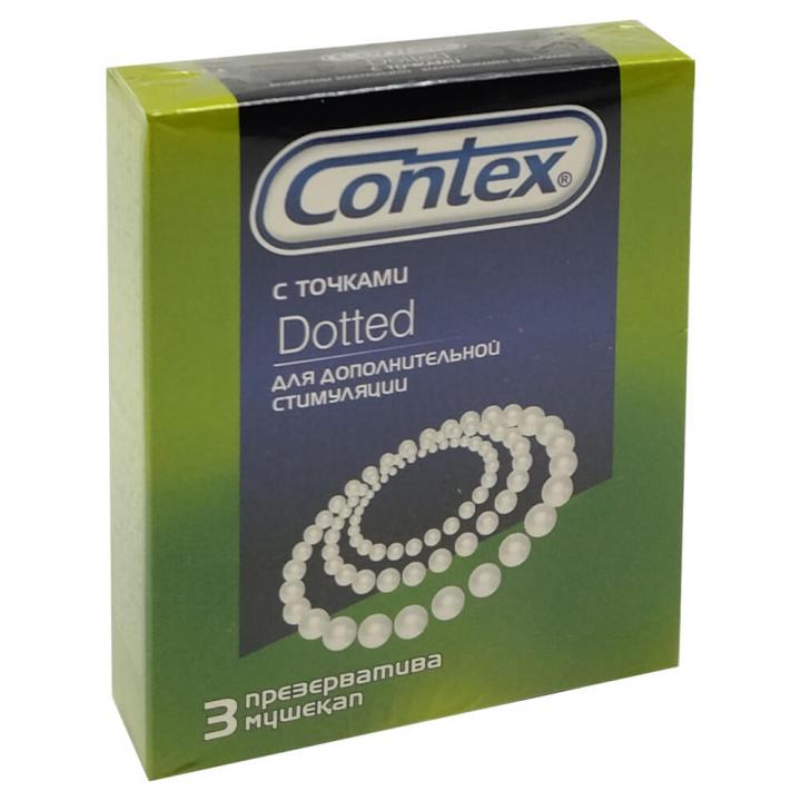 Презервативы Contex Dotted с точками для дополнительной стимуляции