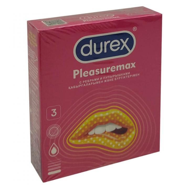 Презервативы Durex Pleasuremax с ребрами и пупырышками