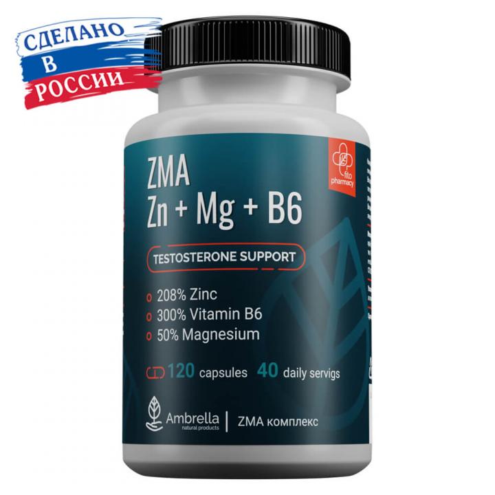 Zn+Mg+B6 Комплекс витаминов для тестостерона